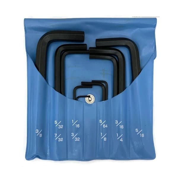 ست آچار آلن شش گوش ایت کوتاه اینچی 8 و 10 عددی مدل 002-inch — تصویر ۲