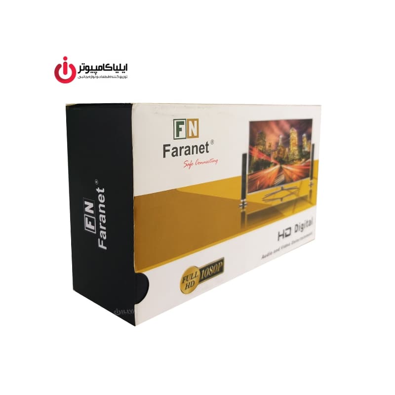 تقویت کننده طول کابل HDMI از طریق شبکه فرانت 150 متری + آداپتور مدل FN-E512 — تصویر ۷