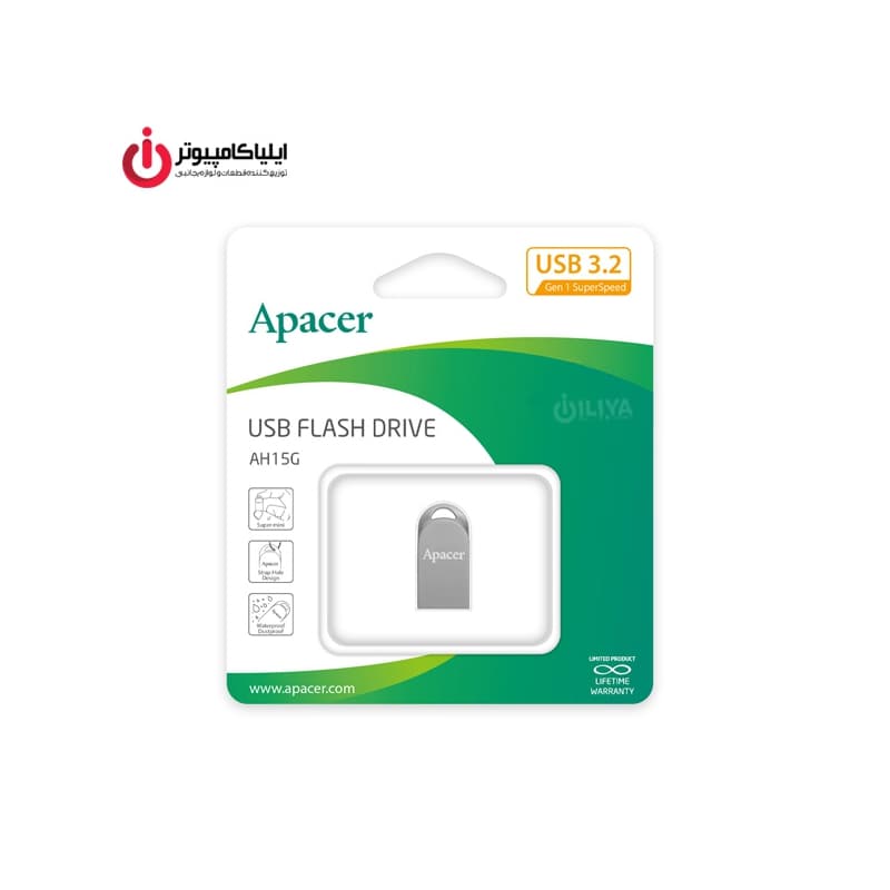 فلش مموری USB3.2 اپیسر مدل AH15G ظرفیت 32 گیگابایت — تصویر ۳