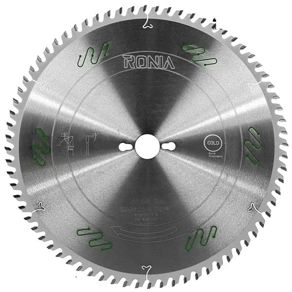 تیغ اره الماسه چوب بر رونیا 350×72 مدل RSB-IW3507230T