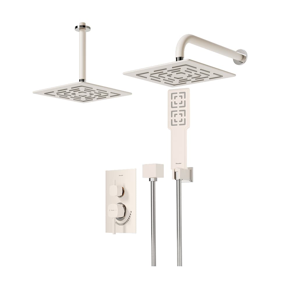 شیر حمام توکار شودر مدل رومر BRASS تیپ 3 — تصویر ۷