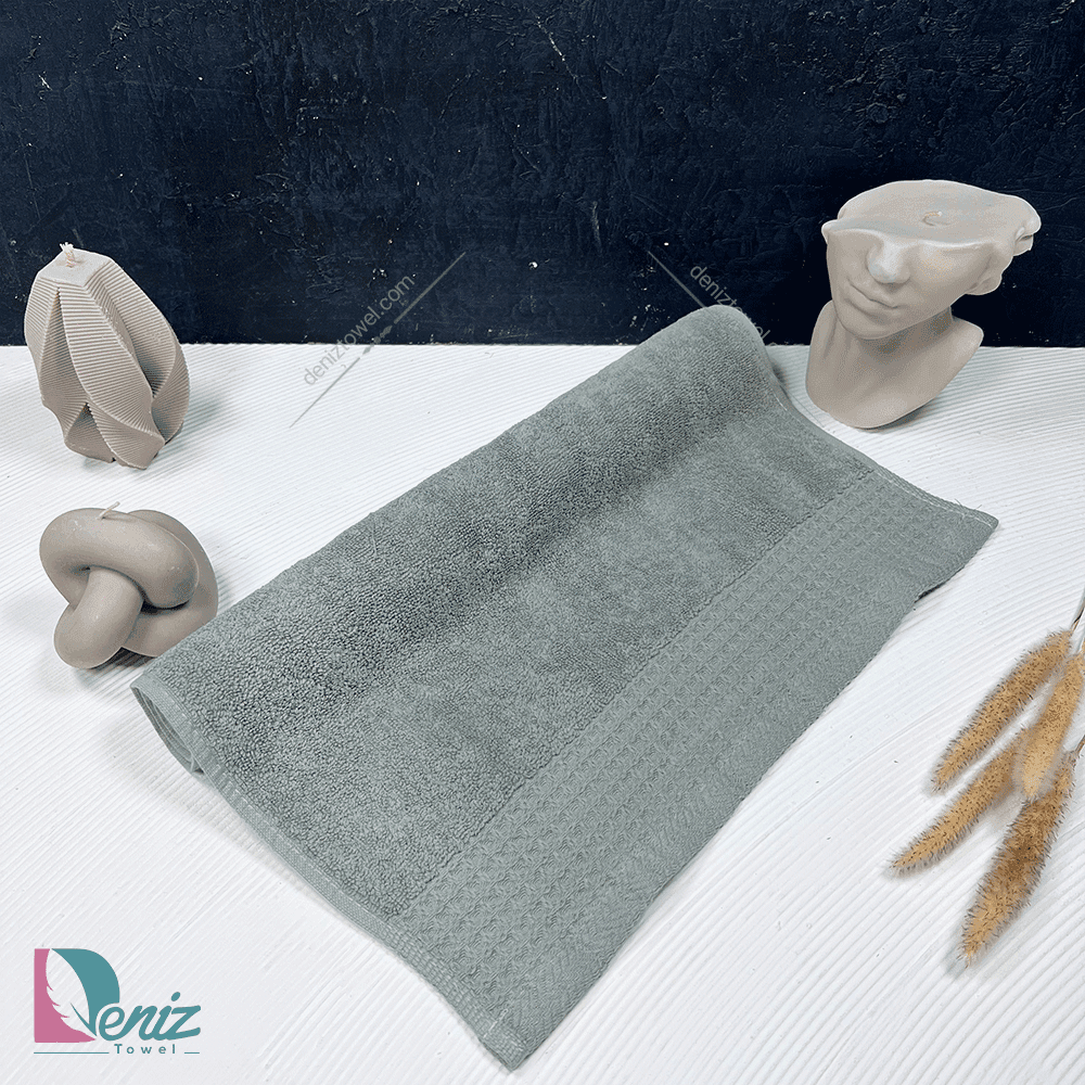 حوله دستی طرح هاروتس رنگ طوسی سبز