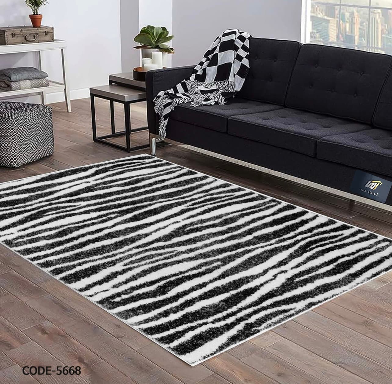 قالیچه طرح مدرن کد RUG-MOD-930