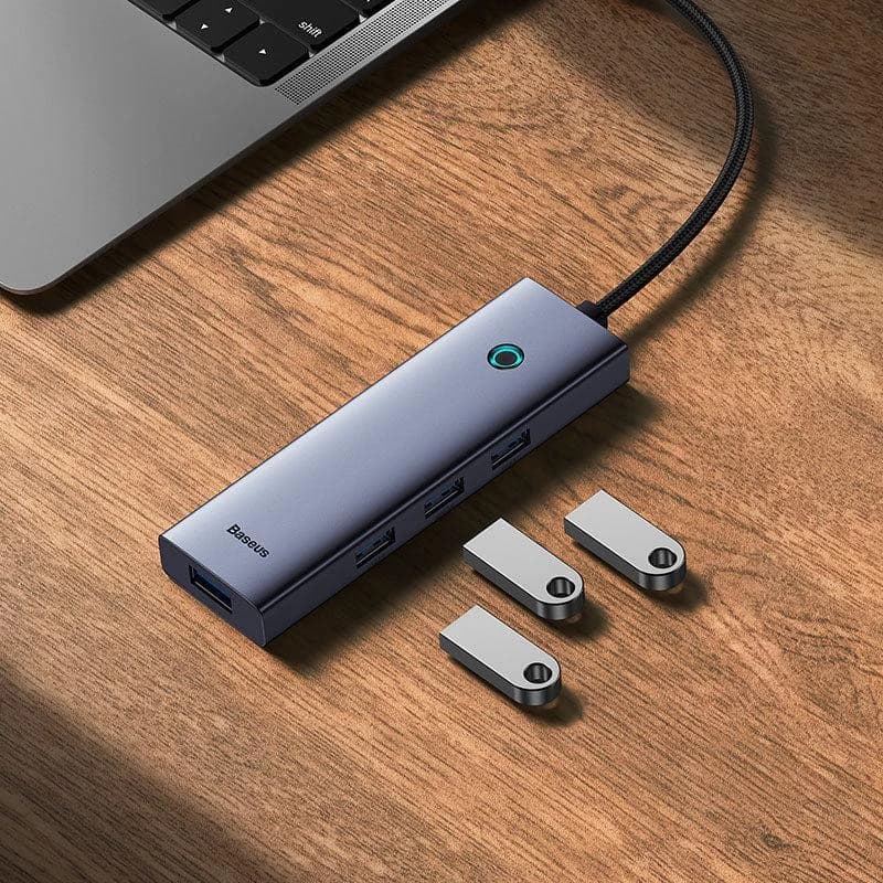 هاب 4 پورت USB بیسوس مدل UltraJoy Series BS-OH108 کد k15698 — تصویر ۲