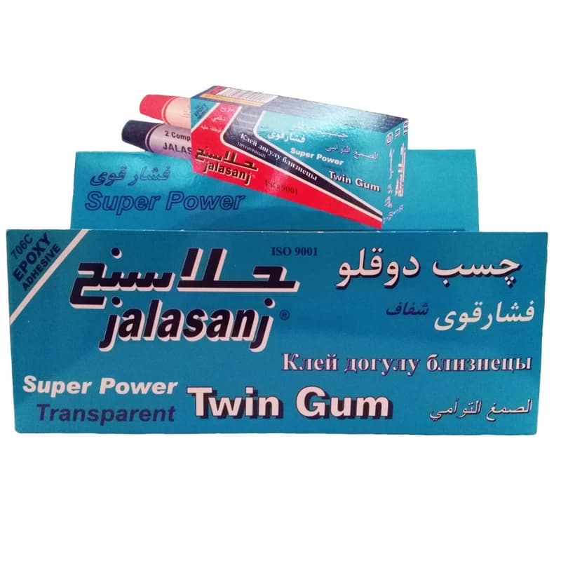 پک کامل چسب دوقلو جلاسنج مدل Super Power بسته 24 عددی کد k14820