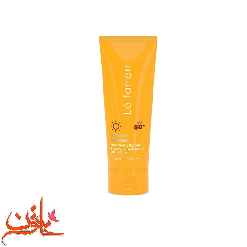 کرم ضد آفتاب بی رنگ لافارر مخصوص پوست های خشک و معمولی SPF 50
