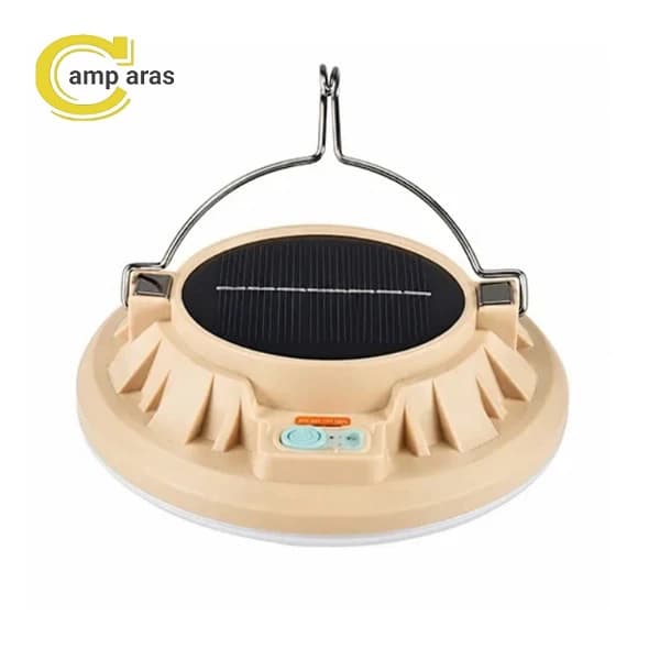 چراغ کمپینگ شارژی خورشیدی آهنربا دار TS-2023 آویزی — تصویر ۲