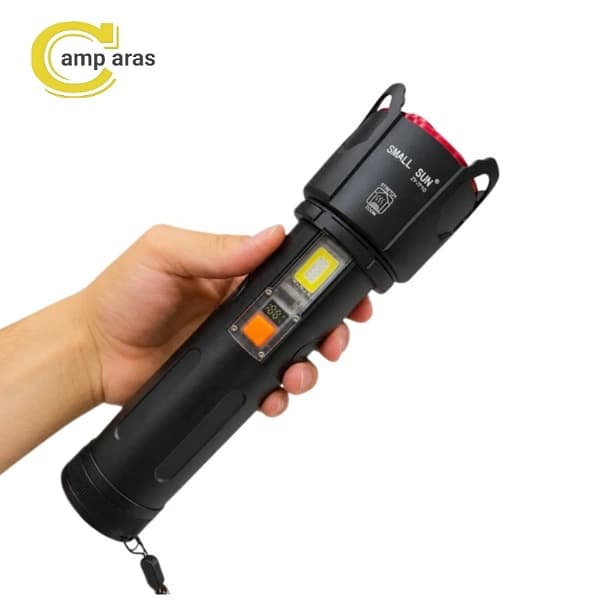 چراغ قوه زوم دار اسمال سان مدل ZY-T710 شارژی — تصویر ۲