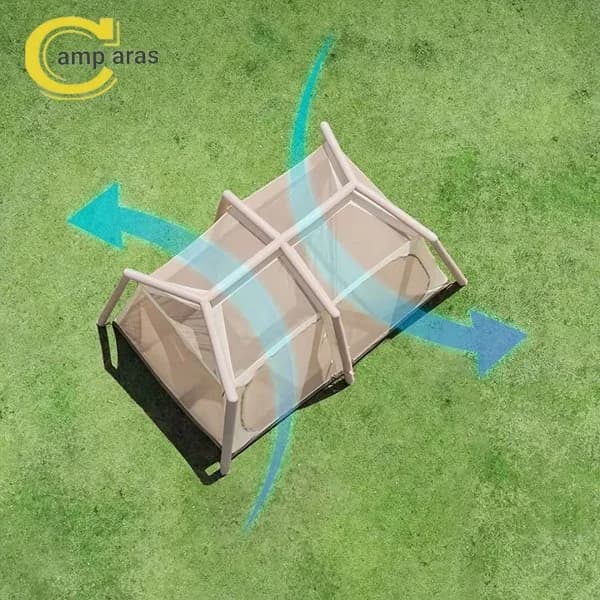 چادر بادی 4 نفره نیچرهایک Village 8.5 مدل CNK2300ZP019 — تصویر ۳