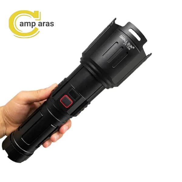 چراغ قوه شکاری اسمال سان مدل ZY-T336 زوم دار شارژی — تصویر ۳