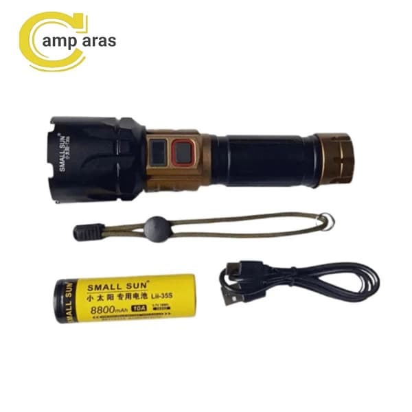 چراغ قوه زوم دار اسمال سان Small Sun ZY-T306 شارژی — تصویر ۵