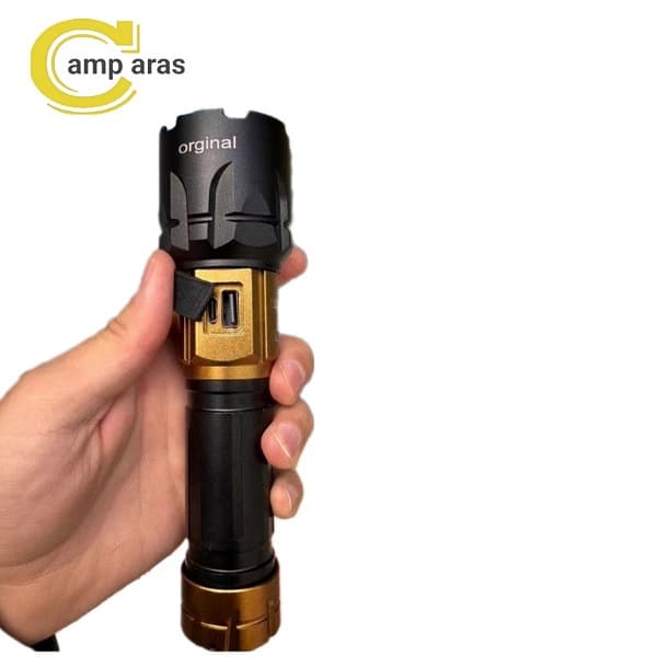 چراغ قوه زوم دار اسمال سان Small Sun ZY-T306 شارژی — تصویر ۴