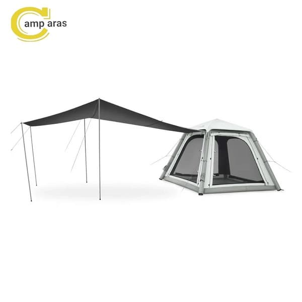 چادر بادی سه نفره نیچرهایک Ango مدل CNK2550WS017 سایبان دار