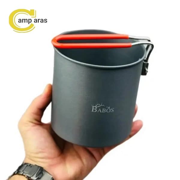 ظرف کمپینگ غذا و خوراک پزی 1 لیتر بابوس Babos — تصویر ۴