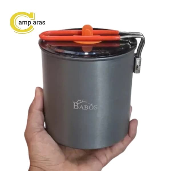 ظرف کمپینگ غذا و خوراک پزی 1 لیتر بابوس Babos