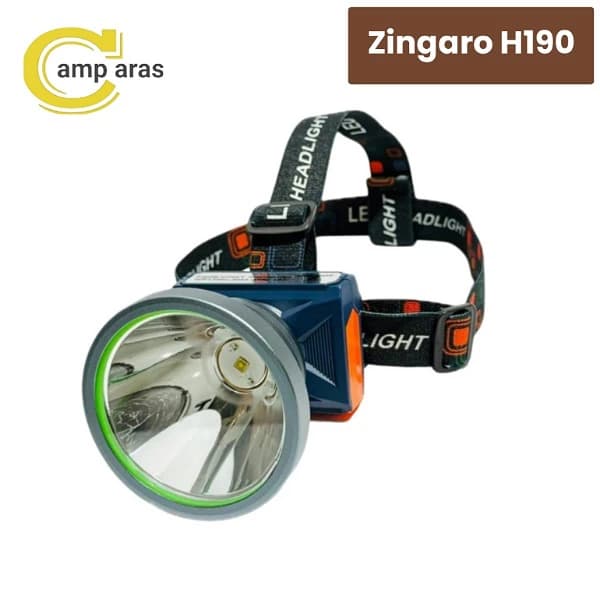 چراغ پیشانی شارژی زینگارو مدل Zingaro H190