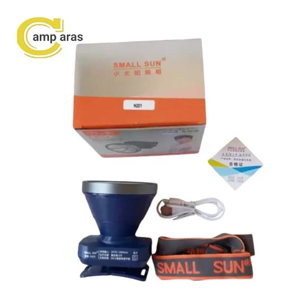 چراغ پیشانی 14W وات اسمال سان مدل ZY-H201 شارژی — تصویر ۸