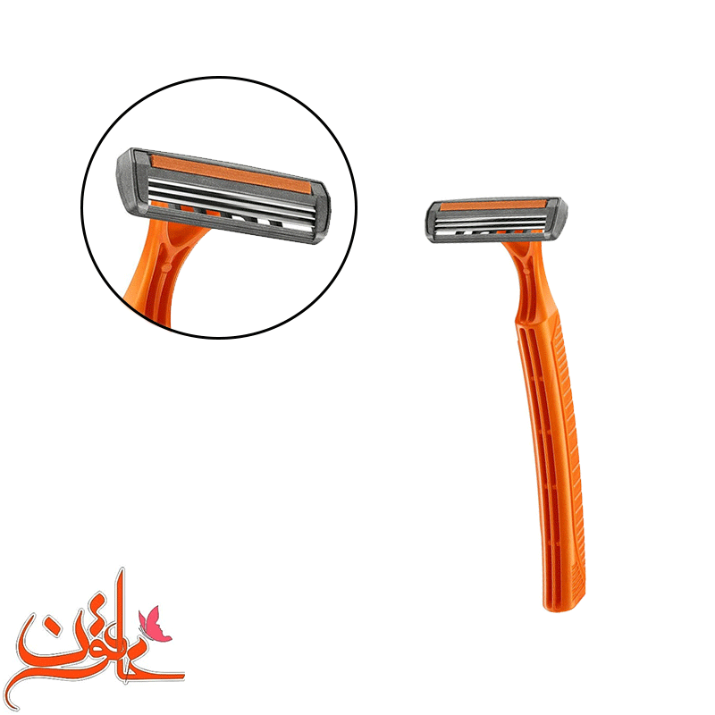 خود تراش بیک 3 لبه ضد حساسیت بسته 3 عددی — تصویر ۲