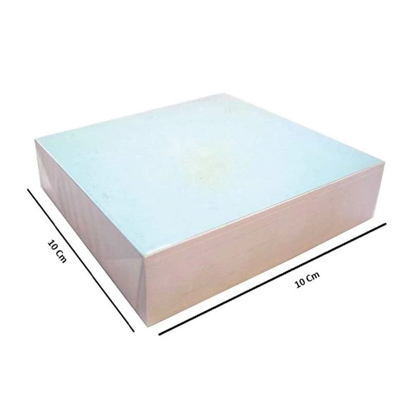 کاغذ یادداشت 220 برگ سفید سایز 10*10 سانتی متر — تصویر ۲