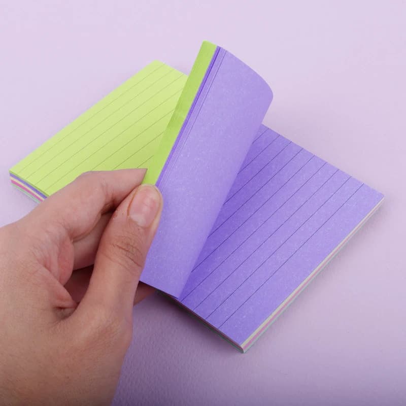 کاغذ یادداشت چسب دار رنگی Sam Stick Note 10*14.5cm بسته 100 برگی — تصویر ۴