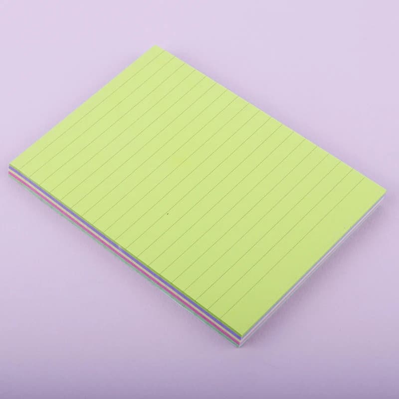 کاغذ یادداشت چسب دار رنگی Sam Stick Note 10*14.5cm بسته 100 برگی
