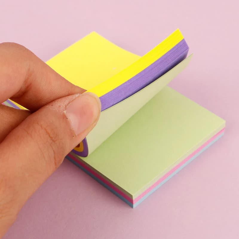 کاغذ یادداشت چسب دار Sam Stick Note 7.5*5cm بسته 100 برگی — تصویر ۳