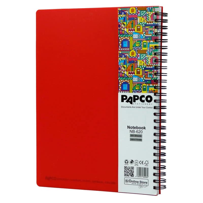 دفتر سیمی 100 برگ پاپکو Papco NB-620 — تصویر ۳