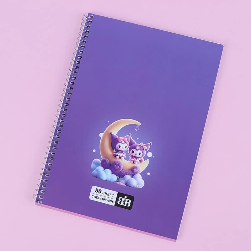 دفتر نقاشی سیمی 50 برگ طرح کرومی و کیتی کد 506 Cute — تصویر ۷