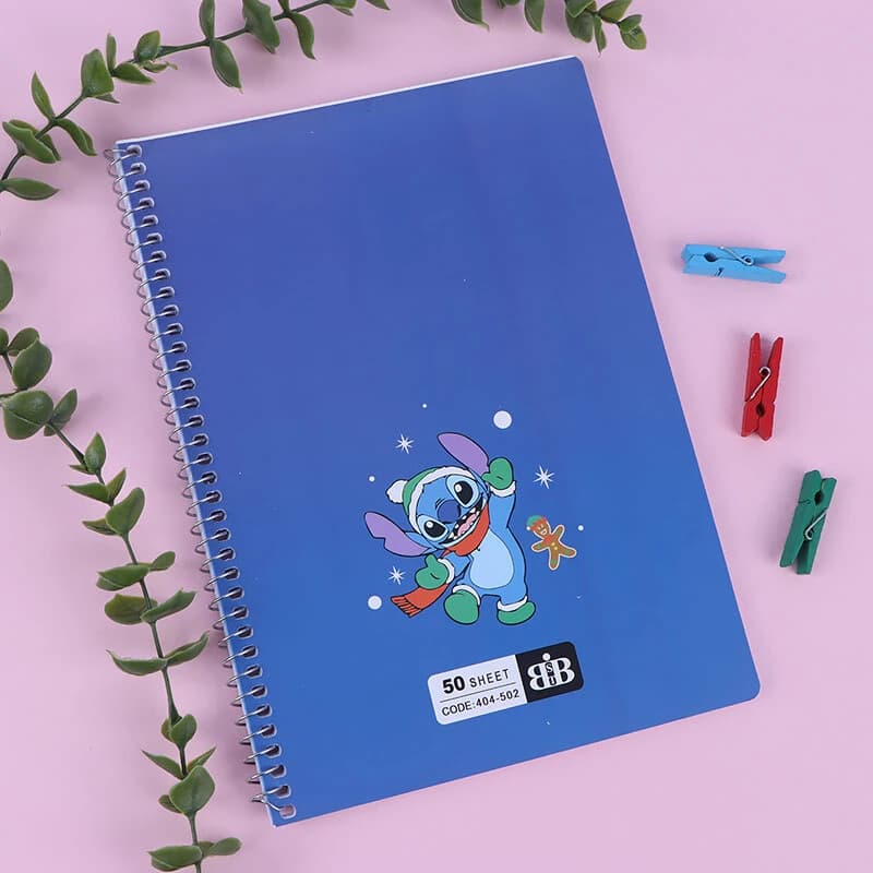 دفتر سیمی 50 برگ طرح استیچ کد 502 Cute — تصویر ۶
