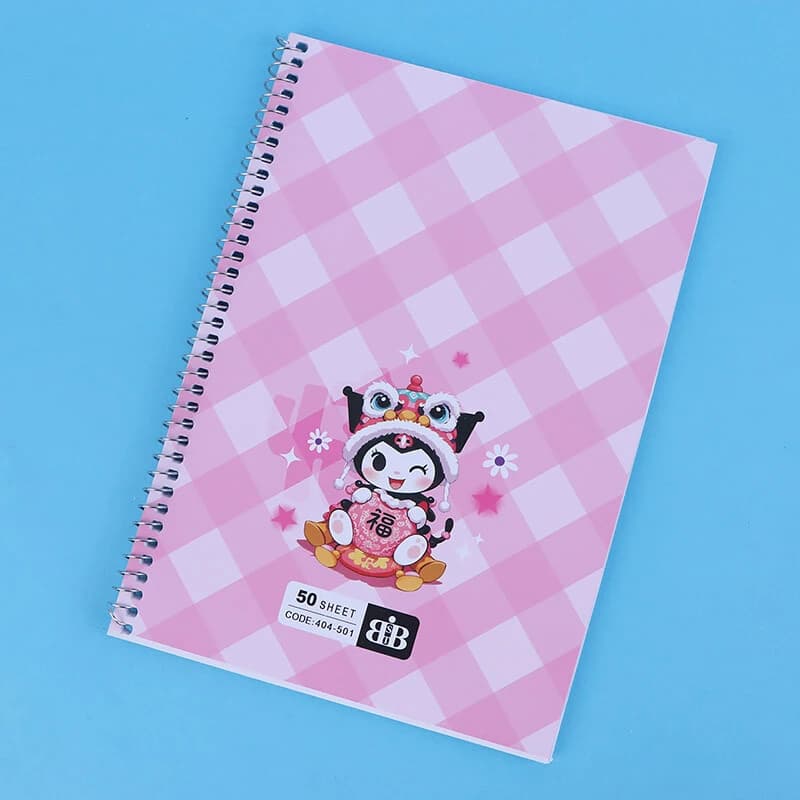 دفتر سیمی 50 برگ طرح کرومی کد 501 Cute — تصویر ۷