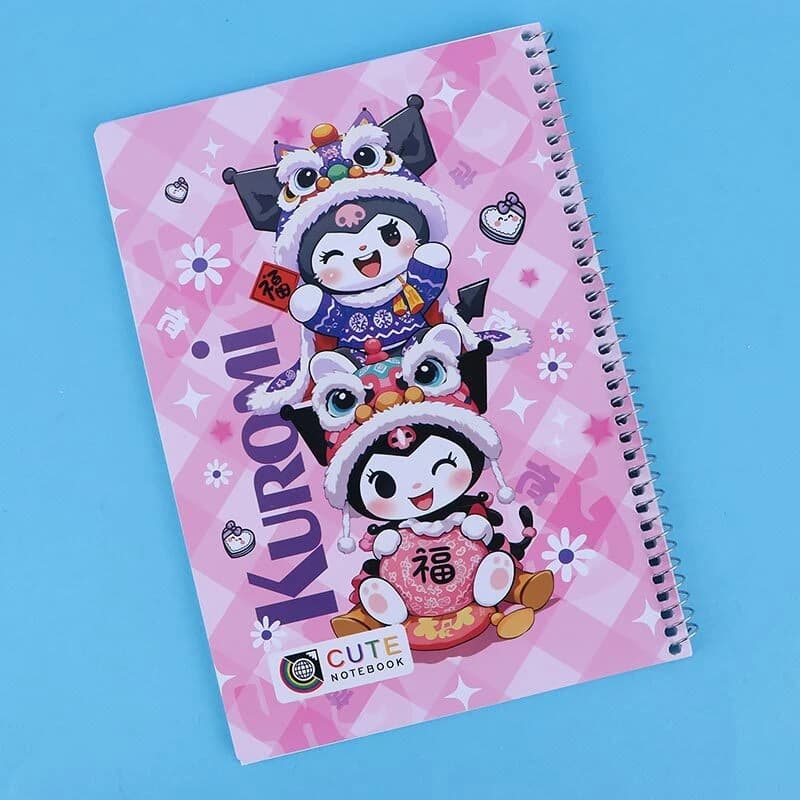 دفتر سیمی 50 برگ طرح کرومی کد 501 Cute — تصویر ۵