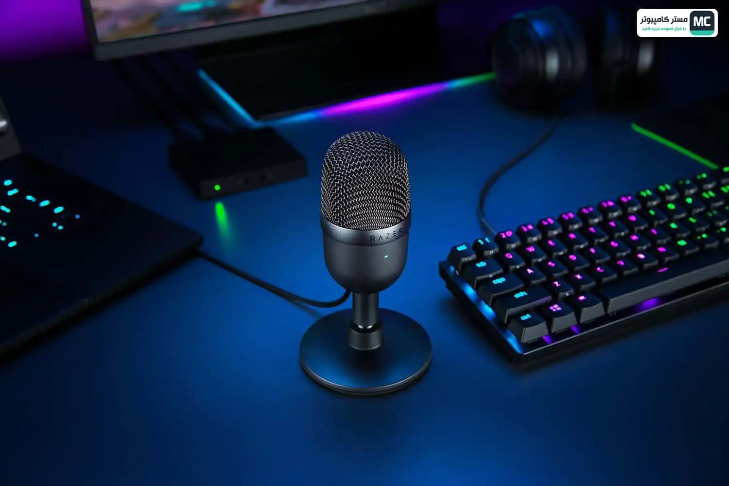 میکروفون استریم ریزر Seiren Mini Black — تصویر ۵