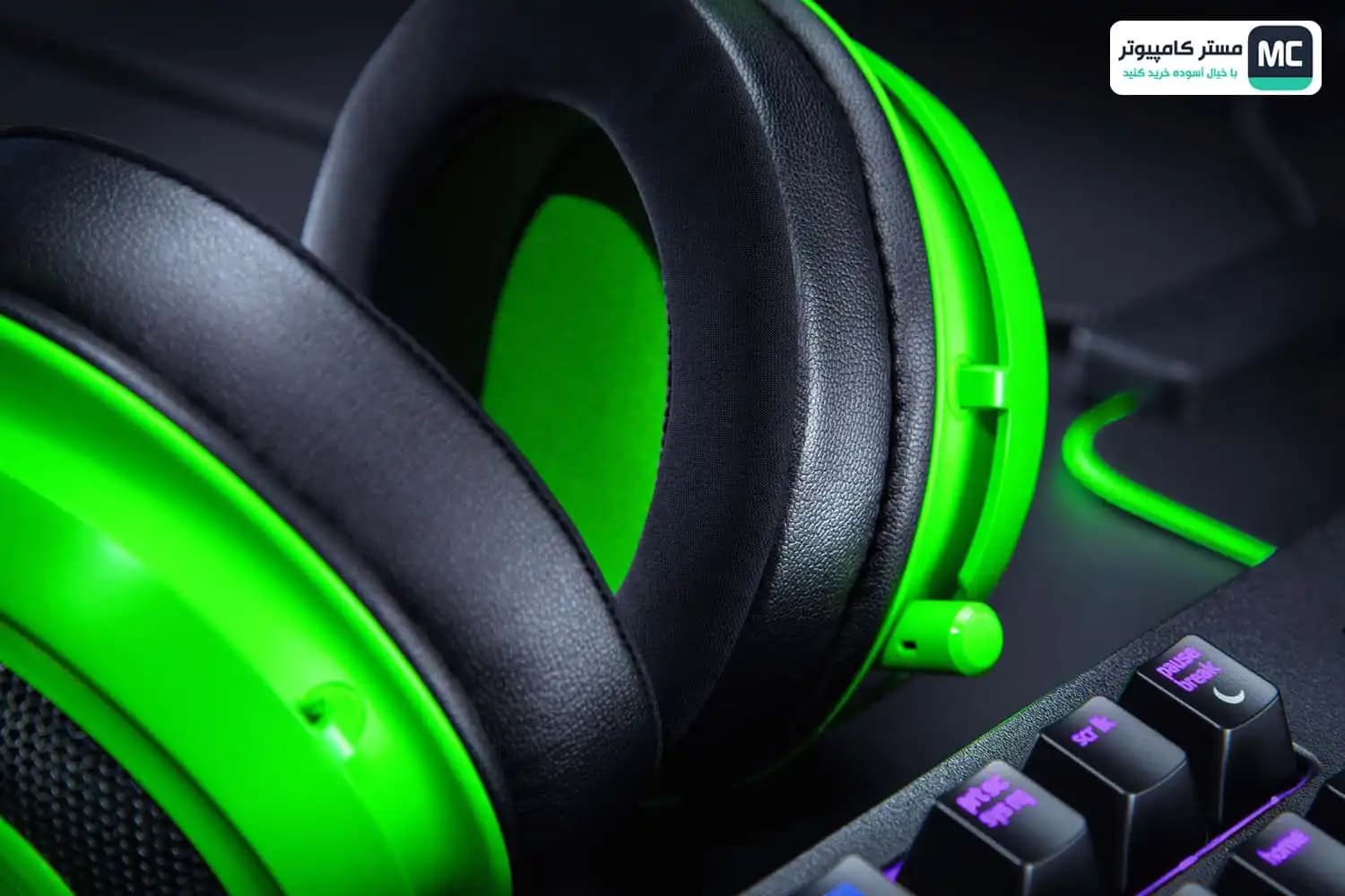 هدست گیمینگ ریزر KRAKEN 2019 Green — تصویر ۴