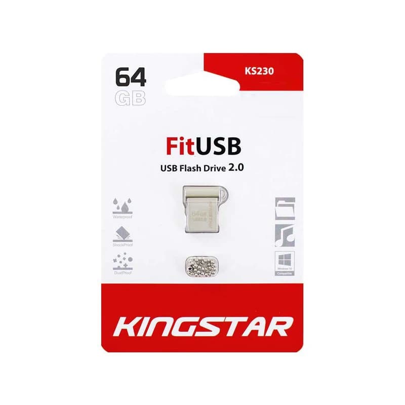 فلش مموری 64 گیگ کینگ استار KingStar Fit KS230 USB2.0 — تصویر ۲