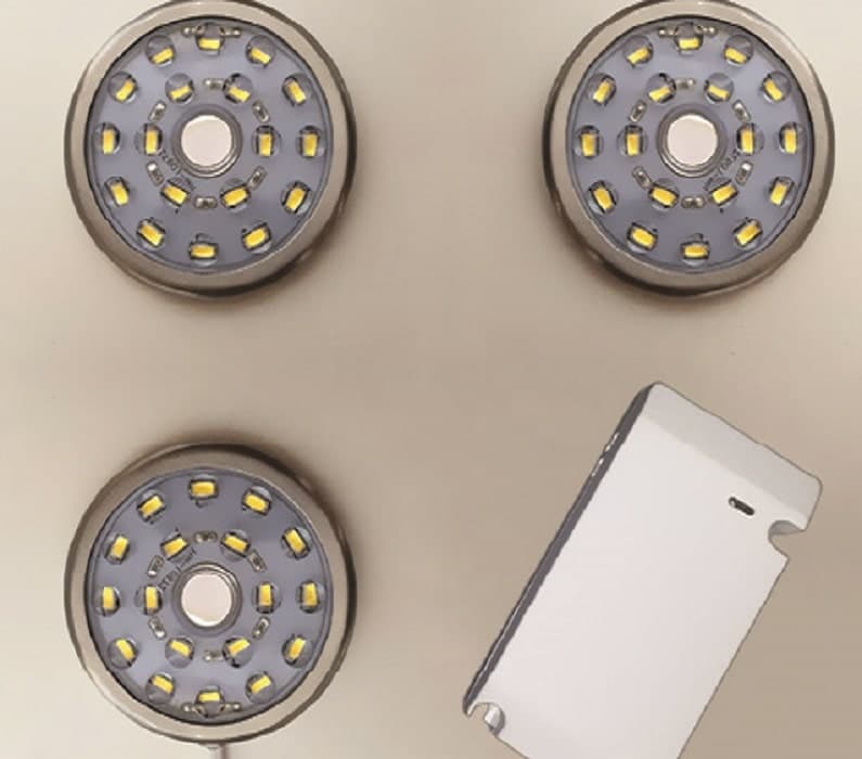 چراغ LED زیر کابینتی سری 15 سه تایی گرد فانتونی کد N133