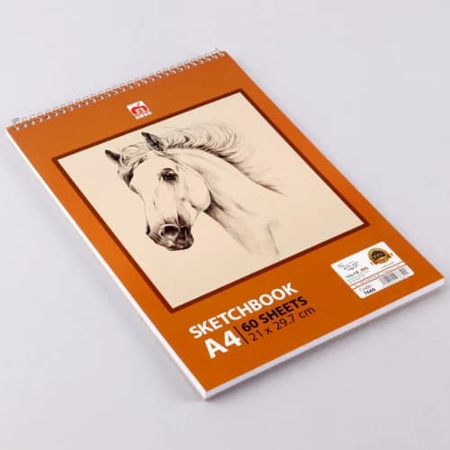 دفتر طراحی A4 سیمی 60 برگ نهال آلما کد 7660 — تصویر ۱۰