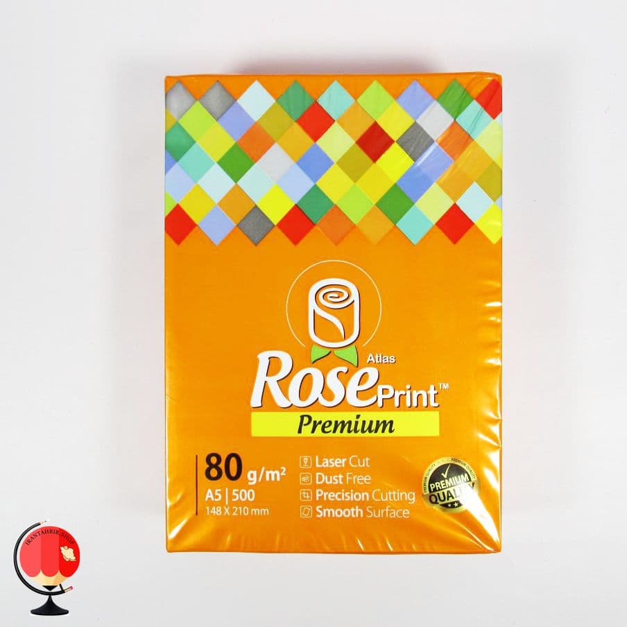 کاغذ A5 رز پرینت 80 گرم بسته 500 عددی — تصویر ۳