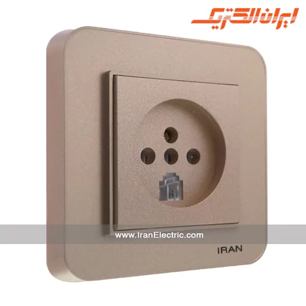 پریز تلفن دوکاره ارس بژ