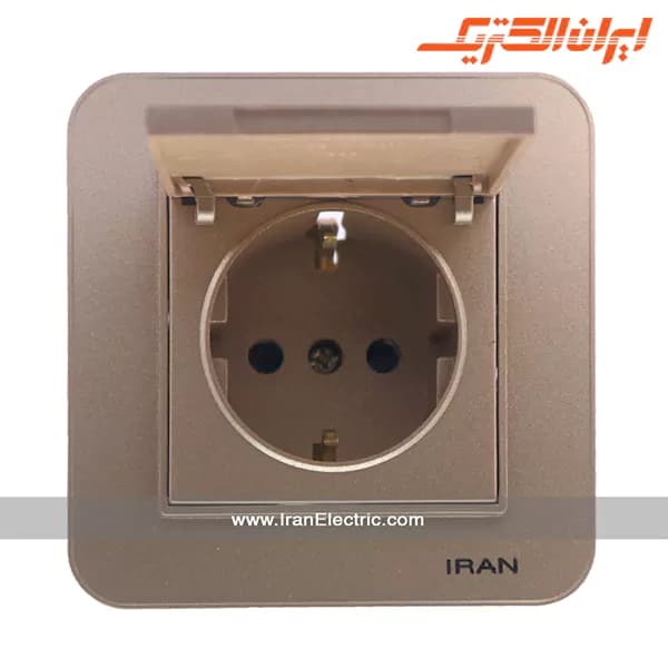 پریز برق ارت دربدار ارس بژ — تصویر ۲