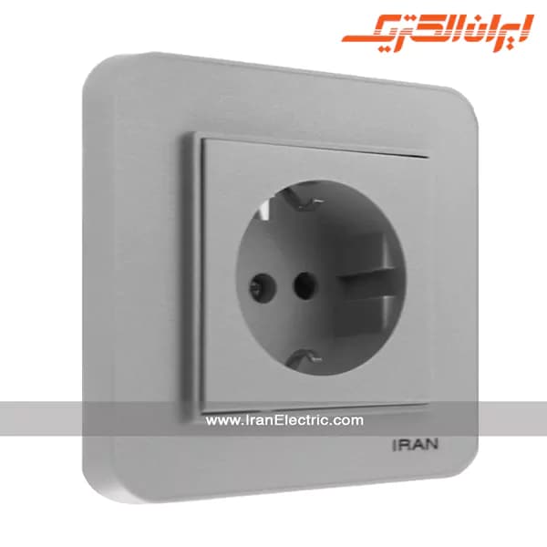 پریز برق ارتدار ارس نقره ای