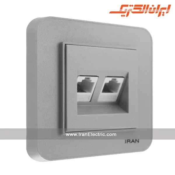 سوکت شبکه کامپیوتر ارس نقره ای