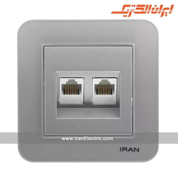 سوکت شبکه کامپیوتر ارس نقره ای — تصویر ۲