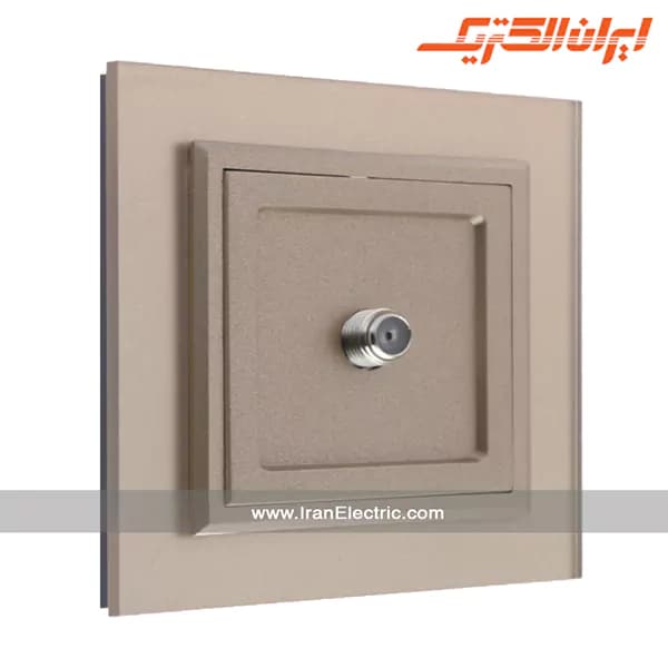 پریز آنتن SAT پلکسی بژ
