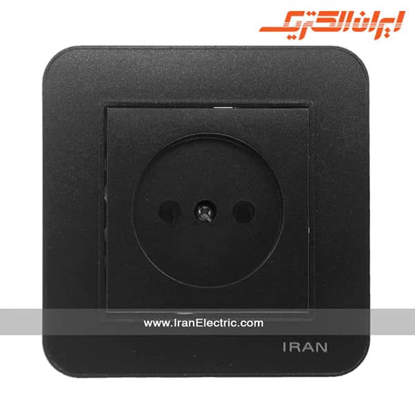 پریز برق ساده ارس مشکی — تصویر ۲