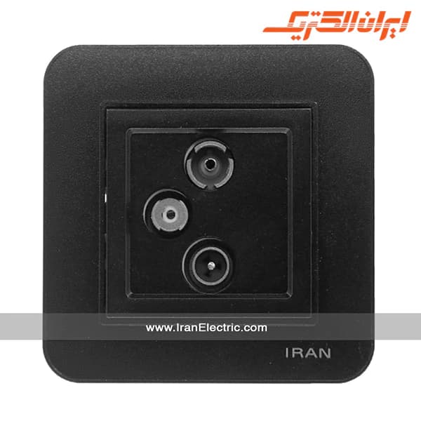 پریز آنتن TV-SAT-RD ارس مشکی — تصویر ۲