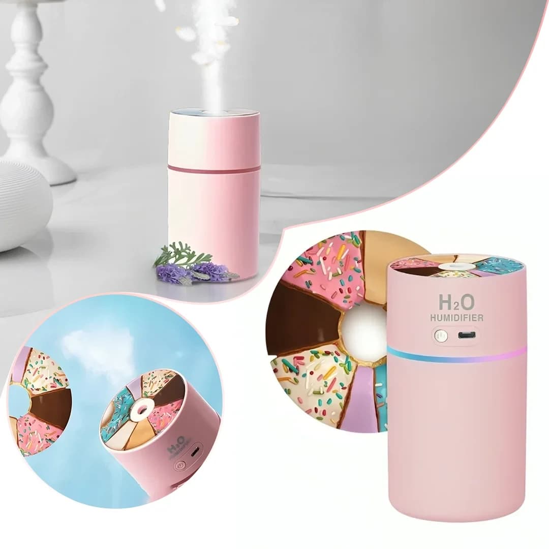 بخور سرد و رطوبت ساز لیوانی USB مدل H2O حجم 450ML