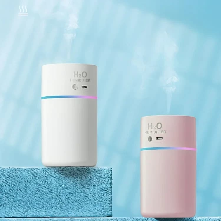 بخور سرد و رطوبت ساز لیوانی USB مدل H2O حجم 450ML — تصویر ۳