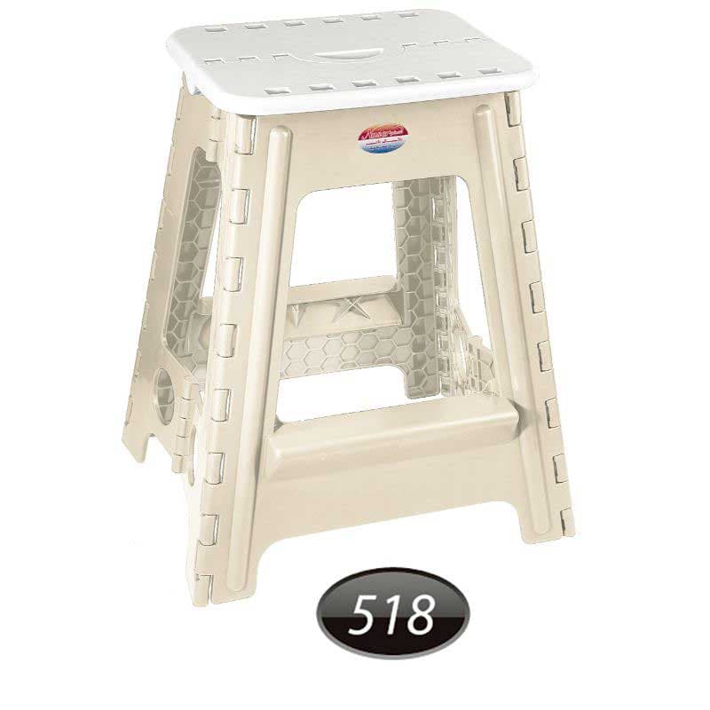 چهارپایه تاشو ناصر پلاستیک مدل 518 بسته چهارعددی — تصویر ۵