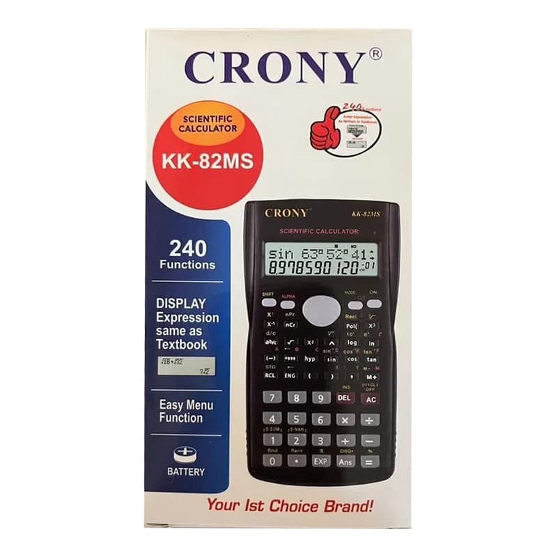 ماشین حساب کرونی مدل مهندسی کد KK-82ms — تصویر ۳