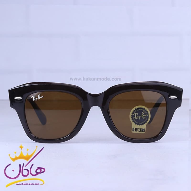 عینک آفتابی زنانه ری بن فریم ویفرر قهوه ای RB 2186N/3